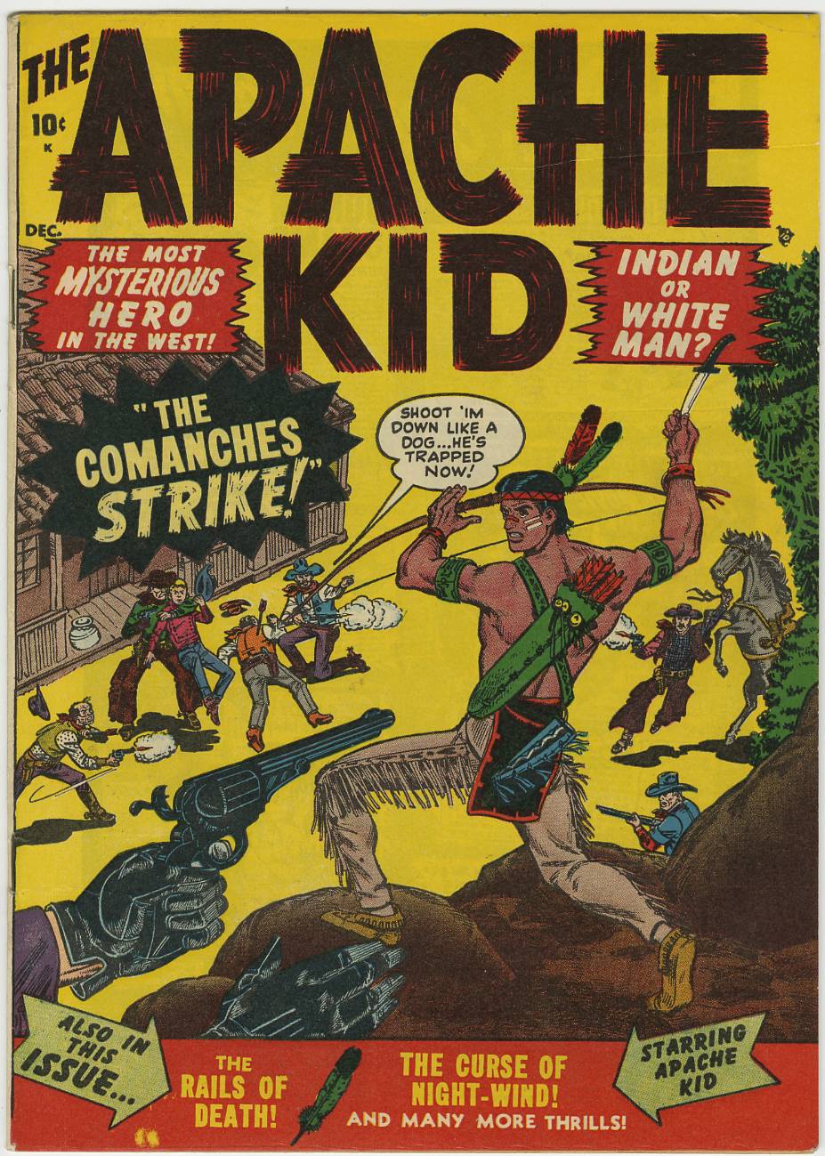 APACHE KID #53 (1st issue!)  ATLAS/MARVEL NICE Copy  NR