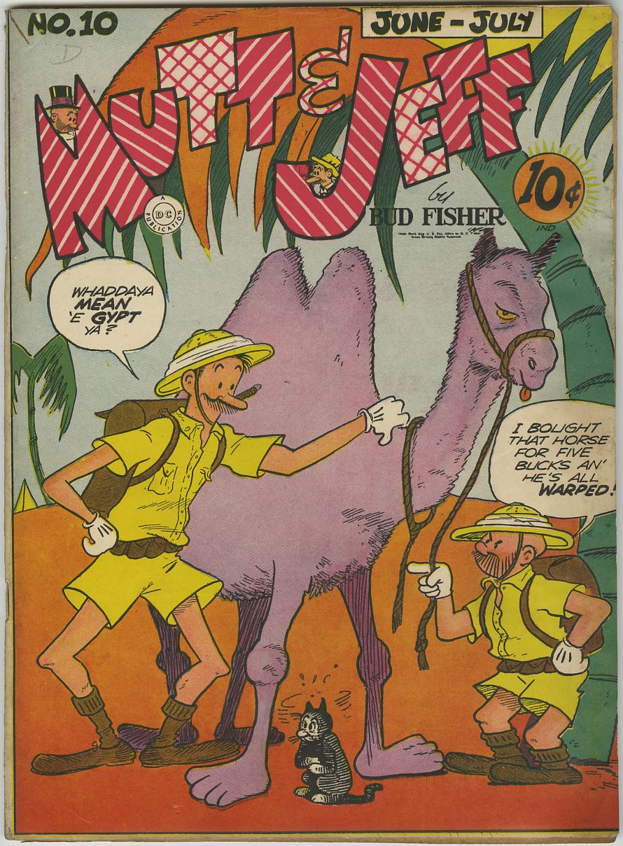 MUTT & JEFF #10 - "D" Copy 1943 DC Bud FISHER Art