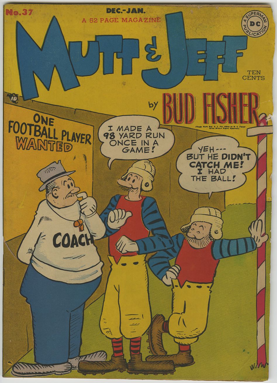 MUTT & JEFF #37 - 1948 DC Bud FISHER Art - "D" Copy