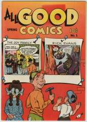 ALL GOOD COMICS #1 - 1946 Nice Copy!