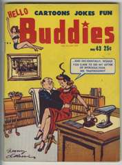 HELLO BUDDIES #96 - Adult Gag Cartoon Panels 1959