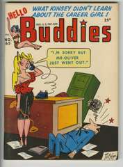 HELLO BUDDIES #63 - MARY CASTLE Pin-up 1953 NICE COPY!