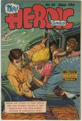 HEROIC COMICS #62 - NICE FILE COPY - 1950 EVERETT Art