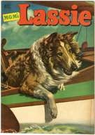 LASSIE #9 - "D" Copy w/COA - 1952 PAINTED COVER VF-