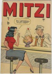 MITZI #1 - TIMELY Nice Copy! - 1948 HEY LOOK!