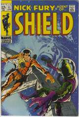 NICK FURY AGENT of SHIELD #11 - BARRY SMITH Cover -1969