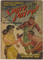 SPACE PATROL #1 -1951 Ziif-Davis - Bernie KRIGSTEIN ART