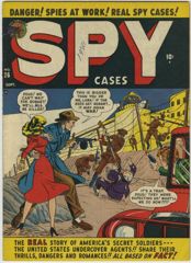 SPY CASES #26 - 1st Issue 1950 ATLAS - The RED MENACE!