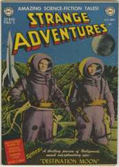 STRANGE ADVENTURES #1 - DESTINATION MOON 1950 DC