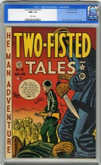 TWO-FISTED TALES #20 (1951) CGC NM+ 9.6 WHT Pgs Gaines
