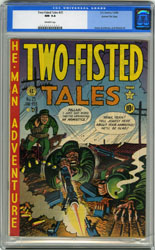 TWO-FISTED TALES #25 (1952) CGC NM 9.4 OW Pgs GAINES