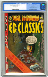 3 DIMENSIONAL EC CLASSICS #1 CGC VF/NM 9.0 OW 1954 GF