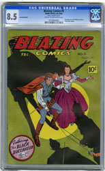BLAZING COMICS #5 (Int. MODERN LOVE #3) CGC VF+ 8.5 COW