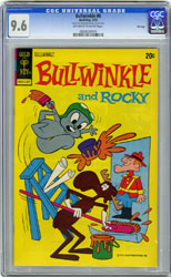 BULLWINKLE # 8 (1973) CGC NM+ 9.6 OWW Pgs FILE Copy RHA