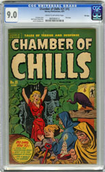 CHAMBER OF CHILLS #21 (#1)(1952) CGC VF/NM 9.0 COW FILE