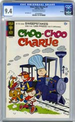 CHOO-CHOO CHARLIE #1 (1969) CGC NM 9.4 OWW Pgs FILE CPY