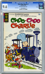 CHOO-CHOO CHARLIE #1 (1969) CGC NM+ 9.6 OWW Pgs RH FILE