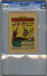 KITE FUN BOOK DASTARDLY & MUTLEY PGE CGC NM 9.4 OWWpgs