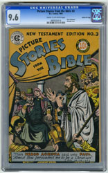 PICTURE STORIES/BIBLE #3 NT (DC, 1946) CGC NM+ 9.6 COW