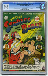 PICTURE STORIES/BIBLE #3 (EC, 1943) CGC NM+ 9.6 OWW Pgs