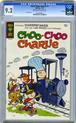 CHOO-CHOO CHARLIE #1 (1969) CGC NM- 9.2 OWW FILE Copy