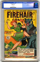 FIREHAIR COMICS #1 (1948) VF+ 8.5 OW Pgs ROCKFORD Ped.