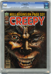 CREEPY #110 (1979) CGC NM 9.4 WHT Pgs RUDY NEBRES Art