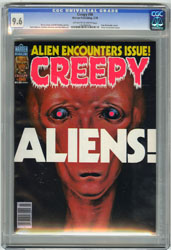 CREEPY #96 (1978) CGC NM+ 9.6 OWW Pgs ALIENS ISH  NINO
