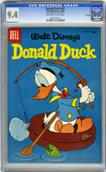 DONALD DUCK #47 (1956) CGC NM 9.4 OWW Pgs FILE COPY RHA