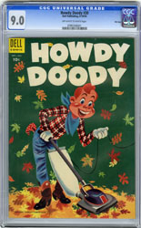HOWDY DOODY #30 (1954) CGC VF/NM 9.0 OWW Pgs FILE COPY