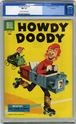HOWDY DOODY #35 (1955) CGC NM 9.4 OWW Pgs FILE COPY