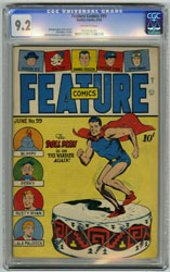FEATURE COMICS # 99 (1946) CGC NM 9.2 OW DOLL MAN Stahl