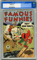 FAMOUS FUNNIES #143 (1946) CGC VF/NM 9.0 LTOW Pgs HORSE