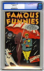 FAMOUS FUNNIES #146 (1946) CGC VF/NM 9.0 COW Pg SCARLET