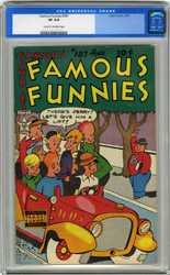 FAMOUS FUNNIES #187 (1950) CGC VF 8.0 COW Pgs