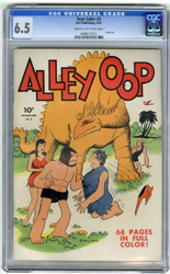 FOUR COLOR #3 ALLEY OOP (1942) CGC FN+ 6.5 COW Pgs