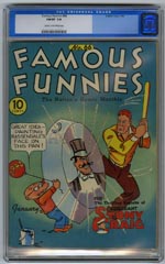 FAMOUS FUNNIES #66 (1940) CGC FN/VF 7.0 COW Pgs