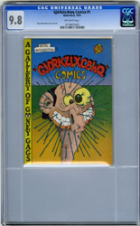 GJDRKZLXCBWQ COMICS #1 (1973) CGC NM/MT 9.8 OW Pgs