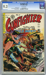 GUNFIGHTER #11 (EC, 1949) CGC NM- 9.2 OW Pgs INGELS CVR