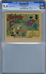 KITE FUN BK UNDERDOG #nn SDGE (1974) CGC NM 9.4 OWW