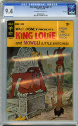 KING LOUIE & MOWGLI #1 (1968) CGC NM 9.4 OWW Pgs FILE
