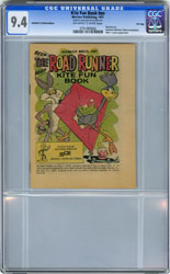 KITE FUN BOOK ROAD RUNNER #nn SCE 1971 CGC NM 9.4 OWW