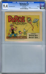 KITE FUN BOOK POPEYE  (1977) CGC NM 9.4 WHT Pgs PROMO