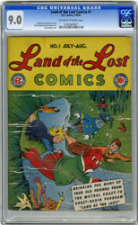 LAND OF THE LOST #1 (1946) CGC VF/NM 9.0 OWW Pgs Bailey