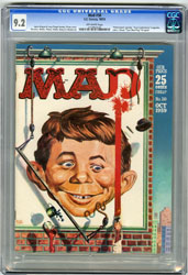 MAD #50 (1959) CGC NM- 9.2 OW Pgs FREAS CVR BERG WOOD