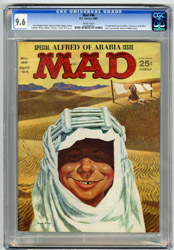 MAD #86 (1964) CGC NM+ 9.6 WHT Pgs 1ST JAFFEE FOLD-IN