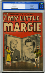 MY LITTLE MARGIE #1 (1954) CGC VF+ 8.5 COW DOUBLE COVER