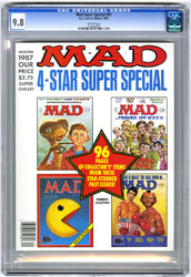 MAD SUPER SPECIAL #61 (1987) CGC NM/MT 9.8 WHT Pgs E.T.
