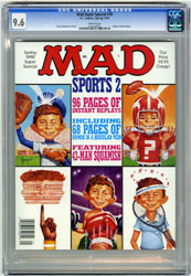 MAD SUPER SPECIAL #70 (1990) CGC NM+ 9.6 WHT Pgs SPORTS