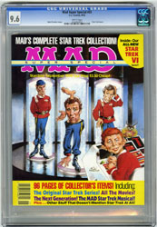 MAD SUPER SPECIAL #83 (1992) CGC NM+ 9.6 WHT  STAR TREK